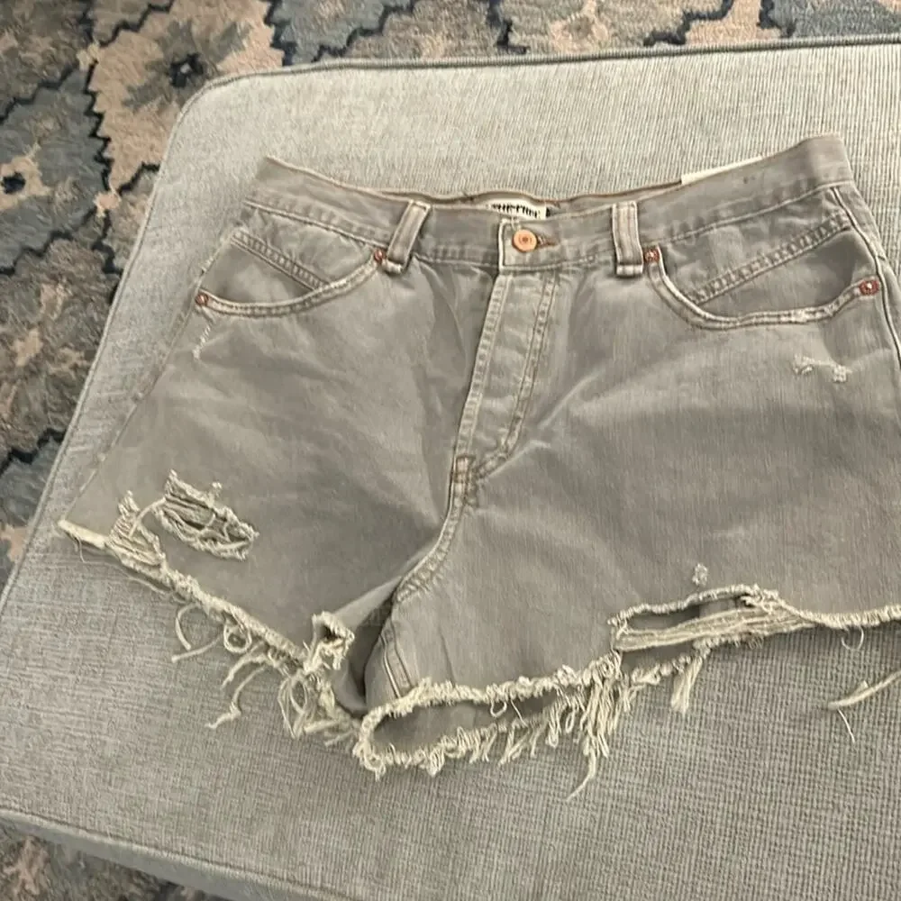 NWT Free People Now or Never distressed Denim Short, 31